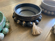 Load image into Gallery viewer, Rustic Beaded Clay Bowl Candle