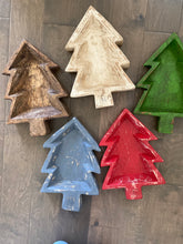 Load image into Gallery viewer, Christmas Tree Dough Bowl Candle